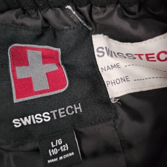Swiss Tech Water Repellent Black Snow Pants - Picture 4 of 10